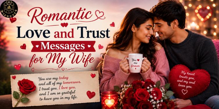 Romantic Love and Trust Messages for My Wife