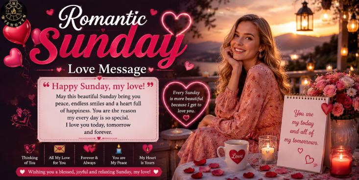 Romantic Sunday Love Message