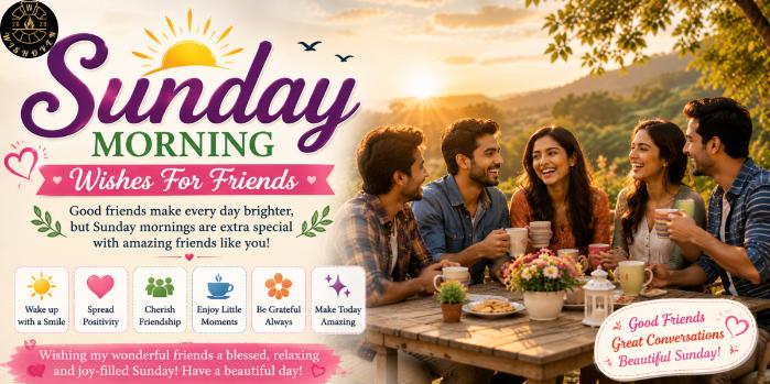 Sunday Morning Wishes For Friends