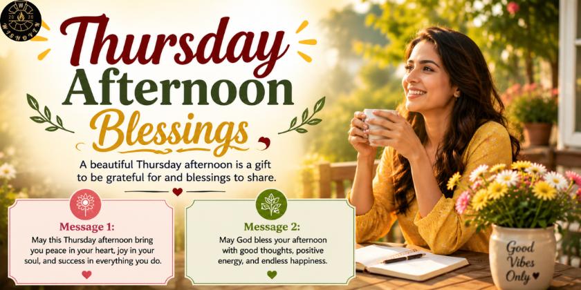 Thursday Afternoon Blessings