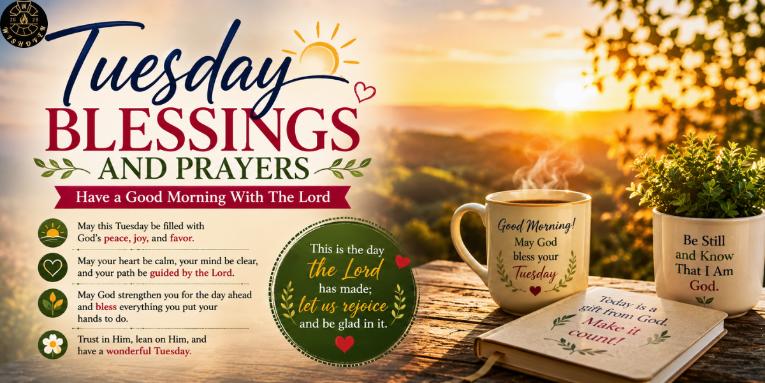 Tuesday Blessings And Prayers Have a Good Morning With The Lord