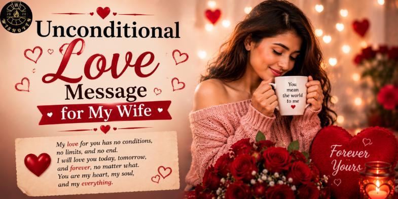 Unconditional Love Message for My Wife
