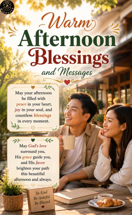 Warm Afternoon Blessings and Messages