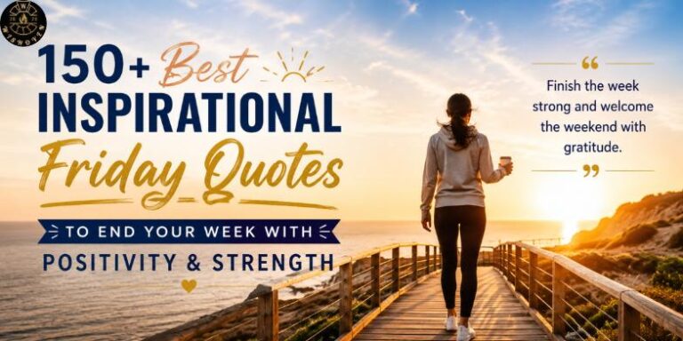 150+ Best Inspirational Friday Quotes to End Your Week with Positivity & Strength