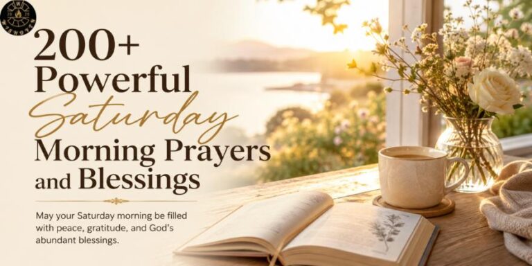 200+ Powerful Saturday Morning Prayers and Blessings