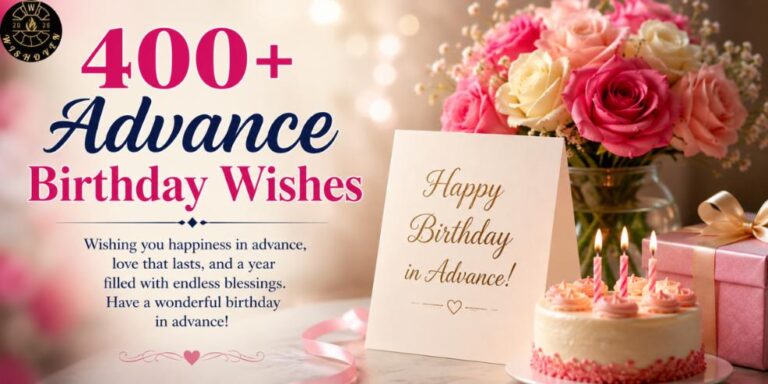 400+ Advance Birthday Wishes