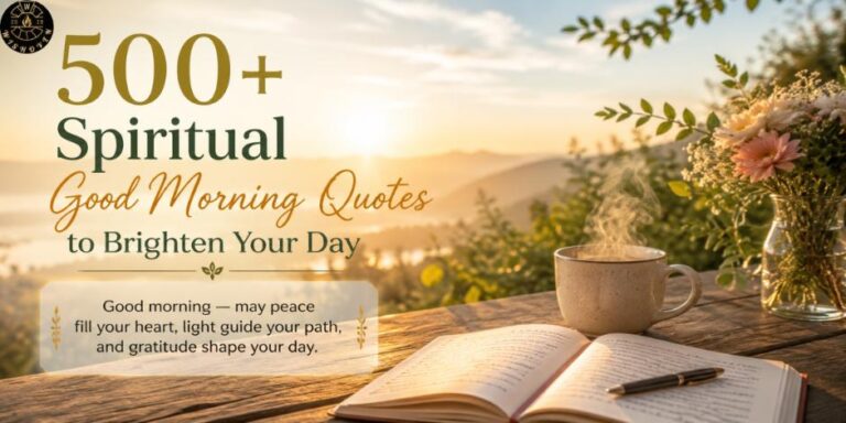 500+ Spiritual Good Morning Quotes to Brighten Your Day