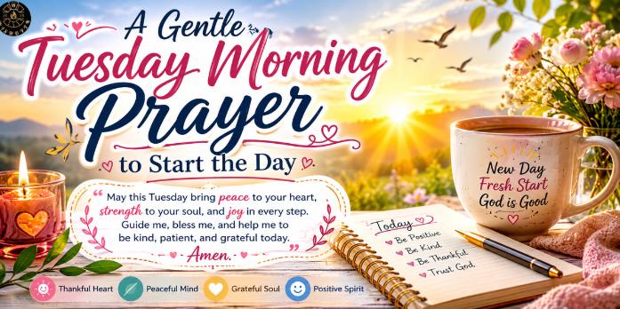 A Gentle Tuesday Morning Prayer to Start the Day