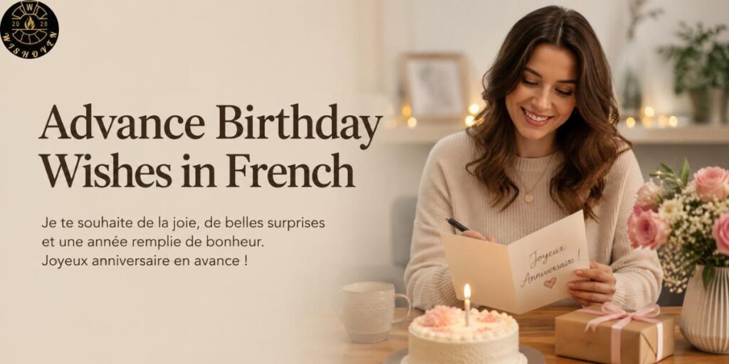 Advance Birthday Wishes in French
