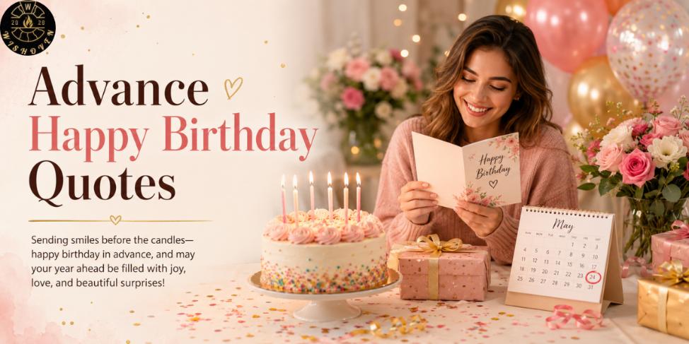 Advance Happy Birthday Quotes