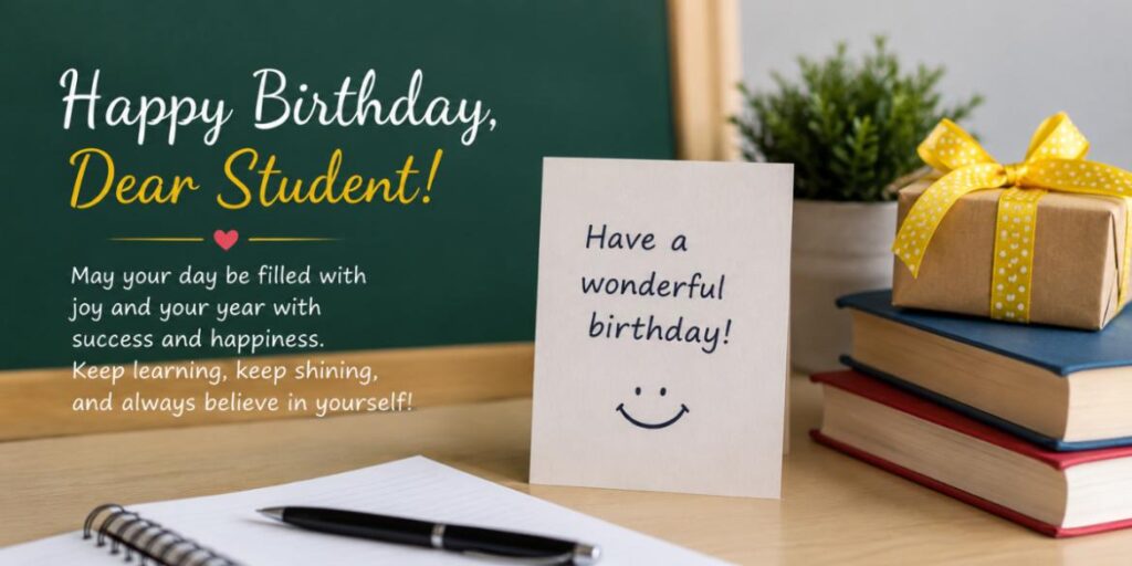 Birthday Wish for a Student Girl