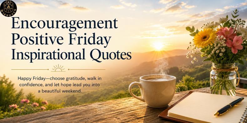 Encouragement Positive Friday Inspirational Quotes