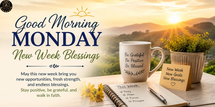 Good Morning Monday New Week Blessings