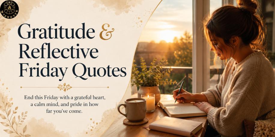 Gratitude & Reflective Friday Quotes