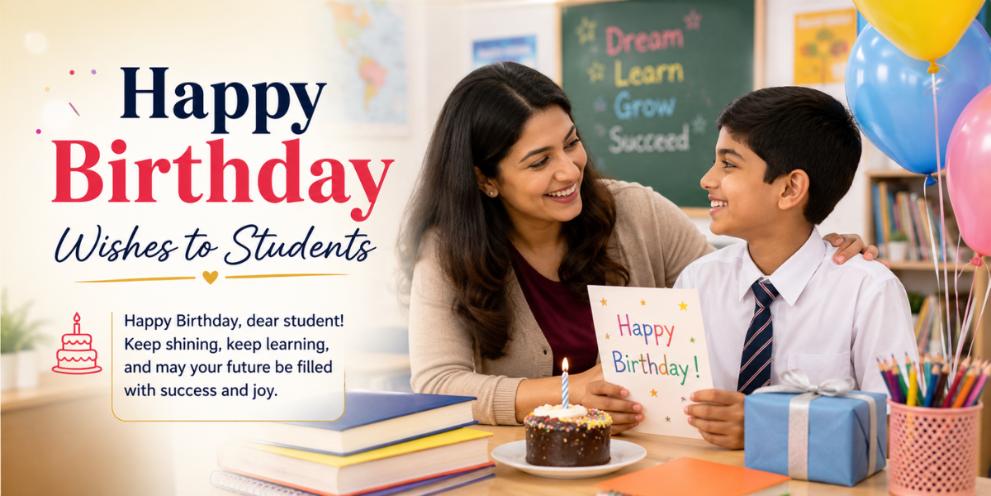 Happy Birthday Wishes to Students