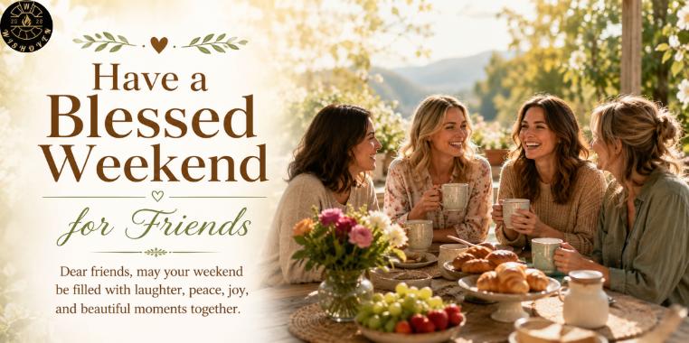 “Have a Blessed Weekend” for Friends