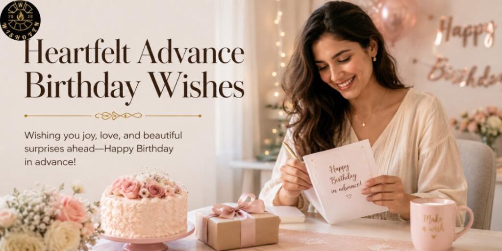Heartfelt Advance Birthday Wishes