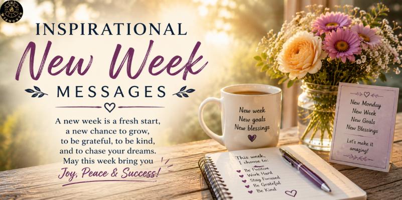 Inspirational New Week Messages