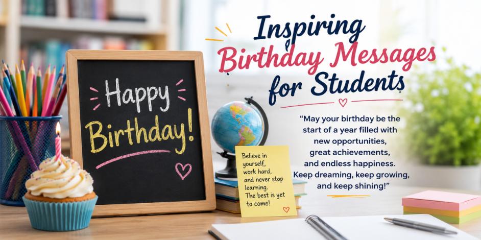 Inspiring Birthday Messages for Students