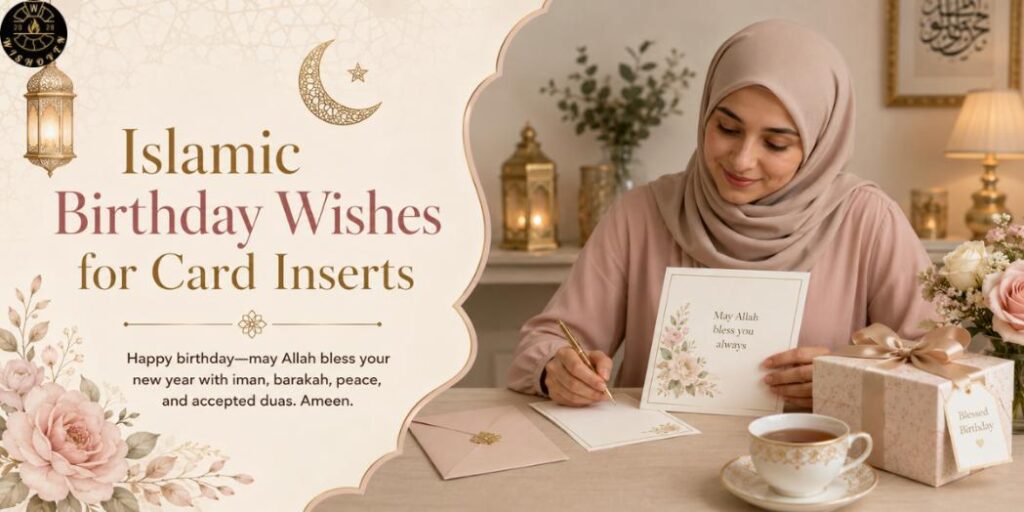 Islamic Birthday Wishes for Card Inserts