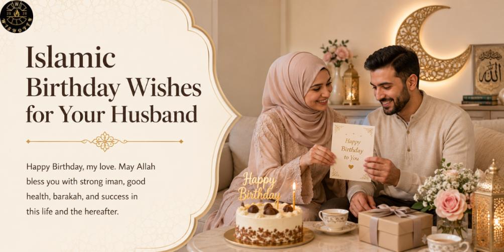 Islamic Birthday Wishes for Your Husband