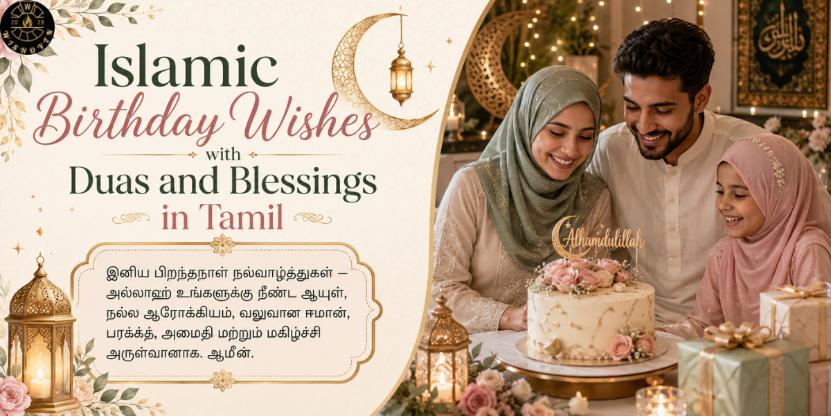 Islamic Birthday Wishes with Duas and Blessings in Tamil