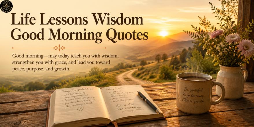 Life Lessons Wisdom Good Morning Quotes