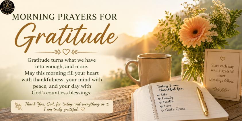 Morning Prayers for Gratitude
