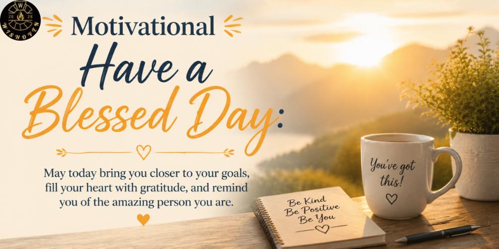 Motivational Have a Blessed Day