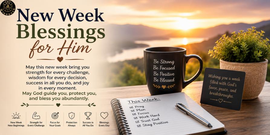 New Week Blessings for Him