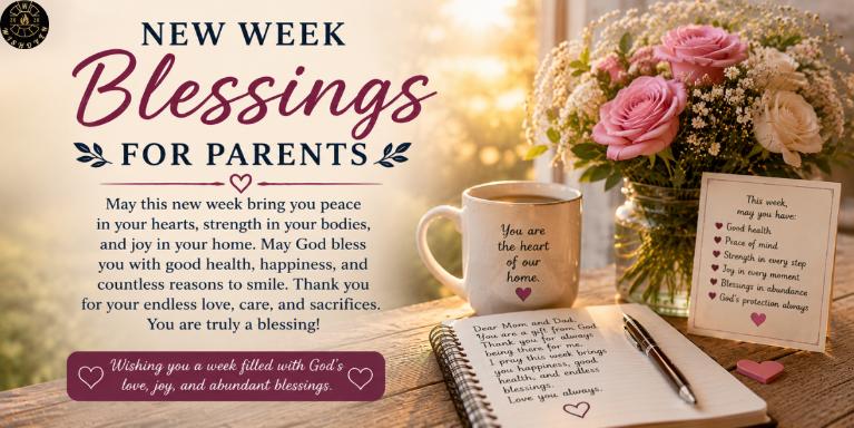 New Week Blessings for Parents