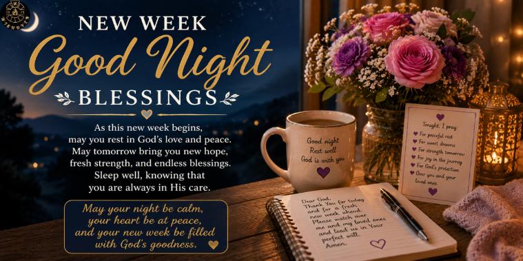 New Week Good Night Blessings