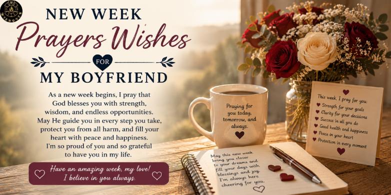 New Week Prayers Wishes for My Boyfriend