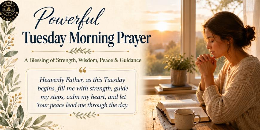 Powerful Tuesday Morning Prayer