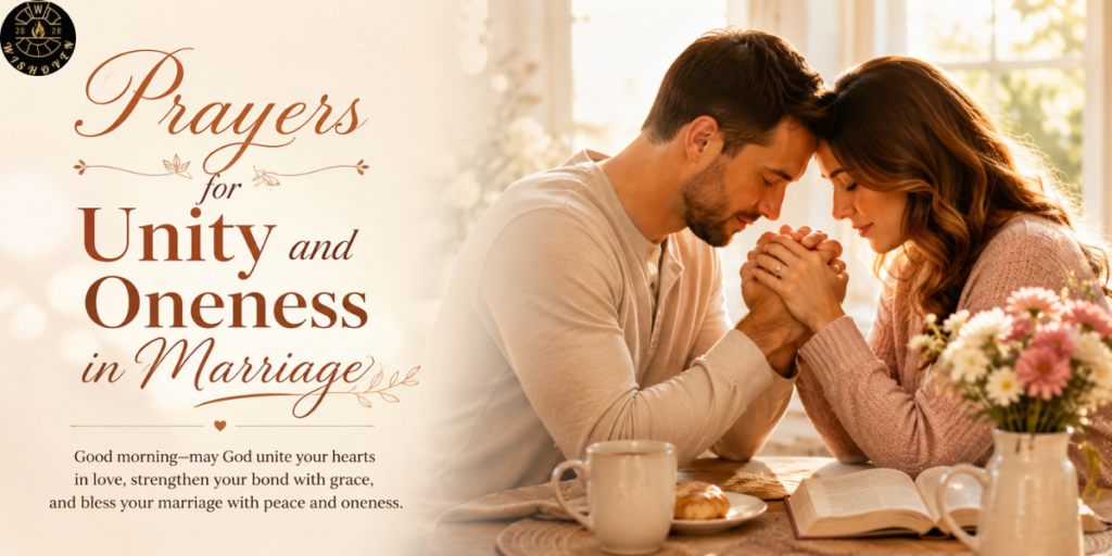Prayers for Unity and Oneness in Marriage