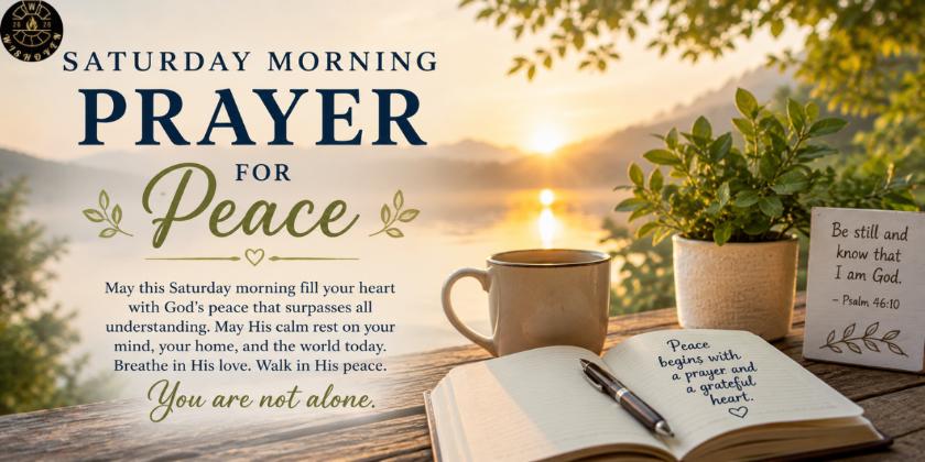Saturday Morning Prayer for Peace