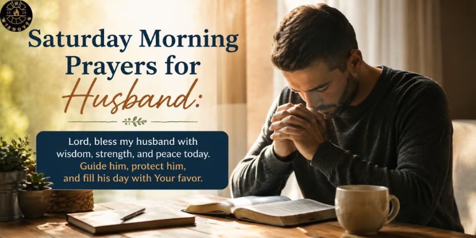 Saturday Morning Prayers for Husband