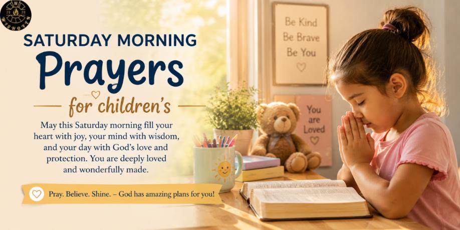 Saturday Morning Prayers for children’s