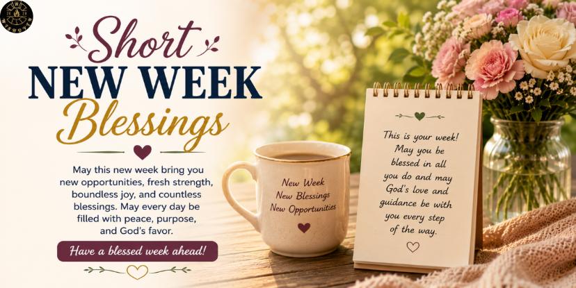 Short New Week Blessings
