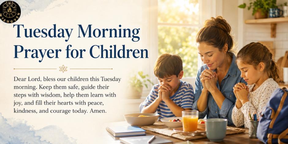 Tuesday Morning Prayer for Children’s