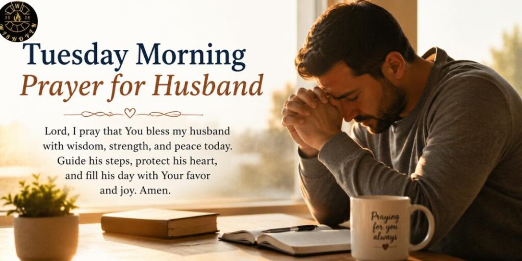 Tuesday Morning Prayer for Husband