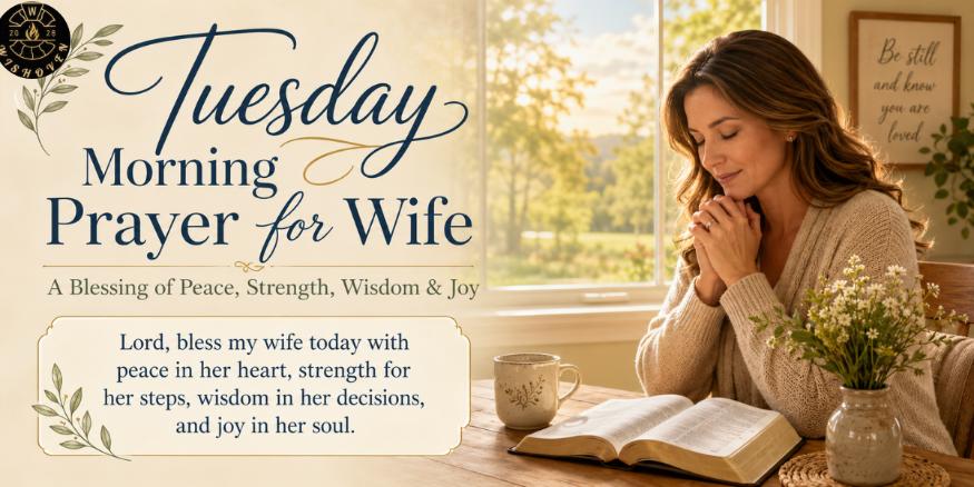 Tuesday Morning Prayer for Wife