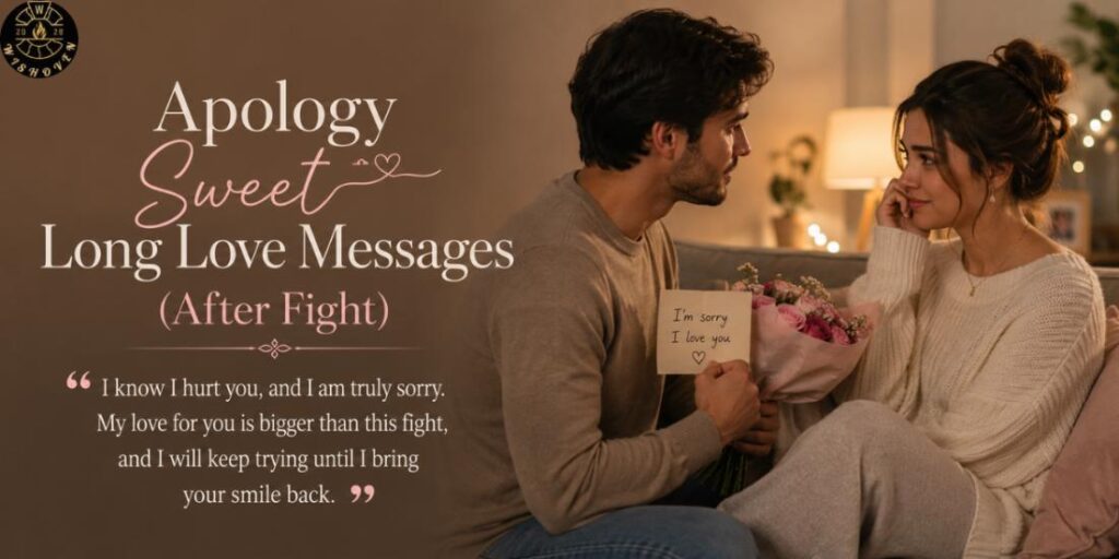 Apology Sweet Long Love Messages (After Fight)