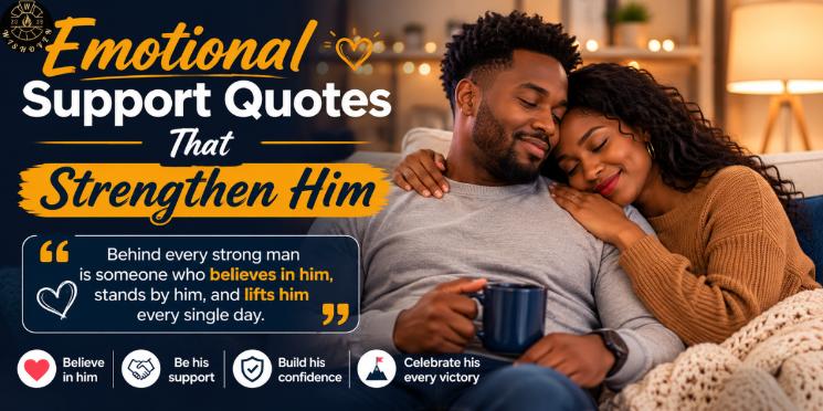 Emotional Support Quotes That Strengthen Him