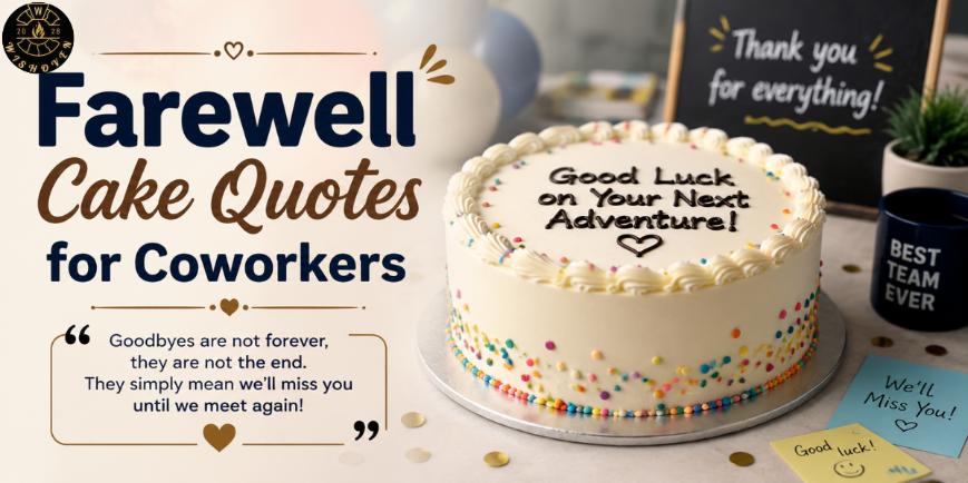 Farewell Cake Quotes for Coworkers