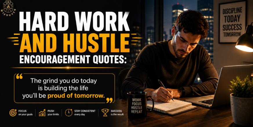 Hard Work and Hustle Encouragement Quotes