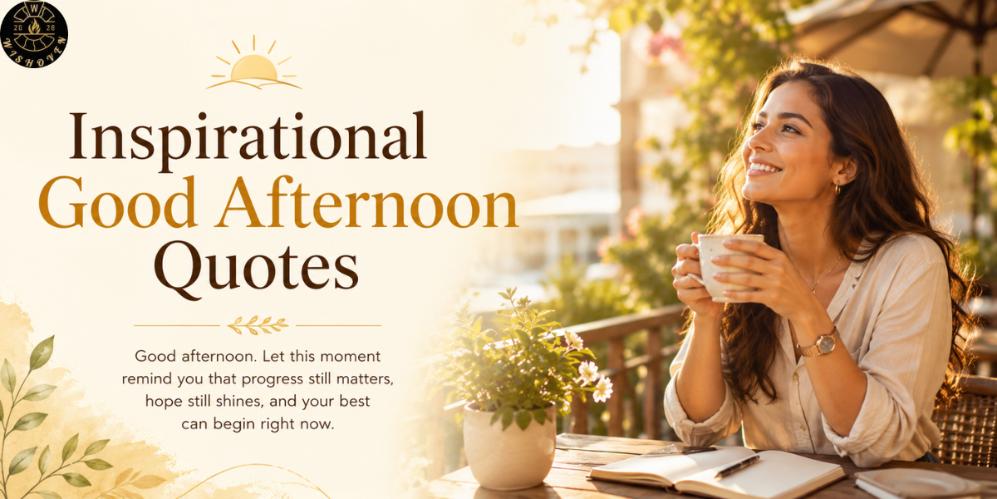 Inspirational Good Afternoon Quotes