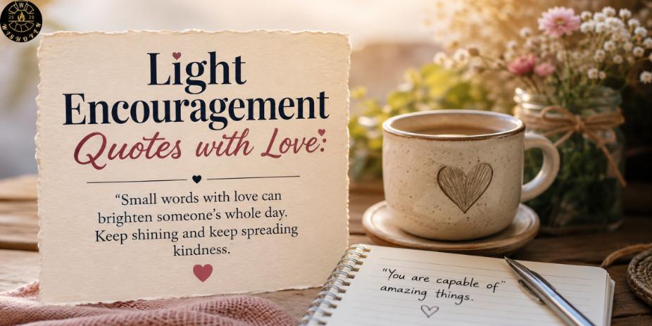 Light Encouragement Quotes with Love