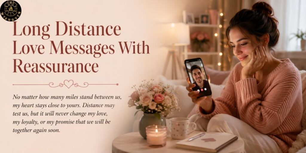 Long Distance Love Messages With Reassurance