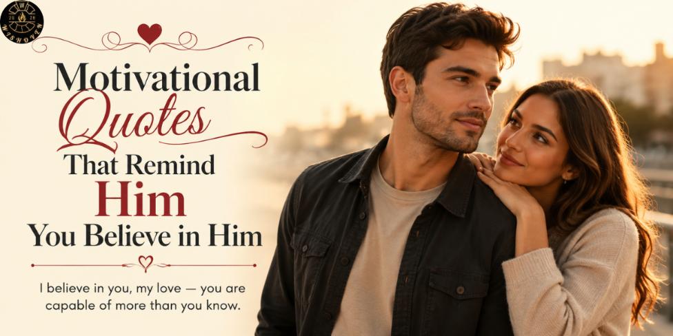 Motivational Quotes That Remind Him You Believe in Him